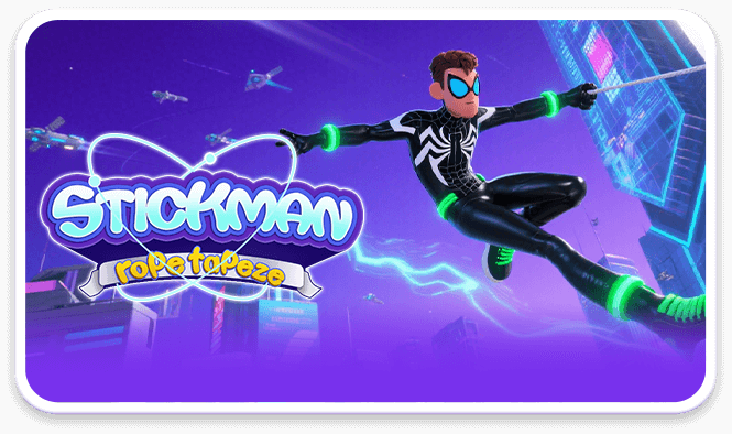 stick man rope tapeze